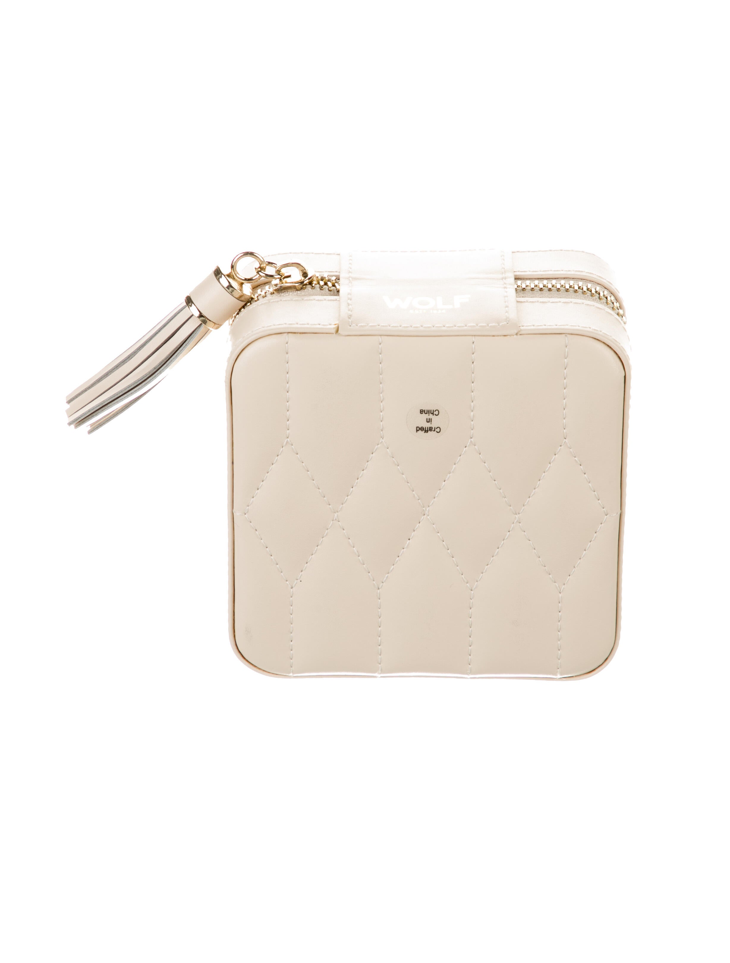 Wolf Leather Jewelry Case