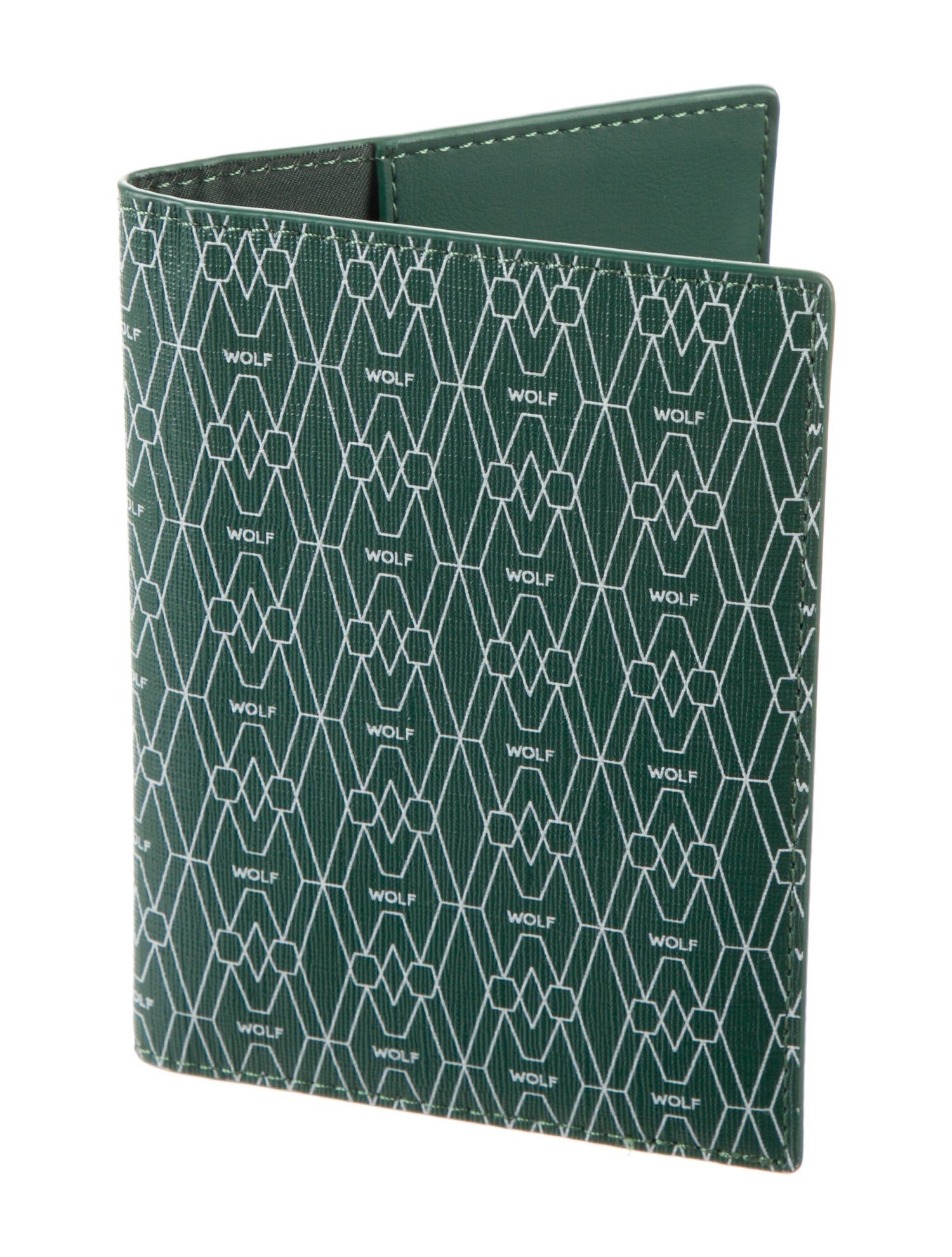 Wolf Leather Printed Wallet w/ Tags