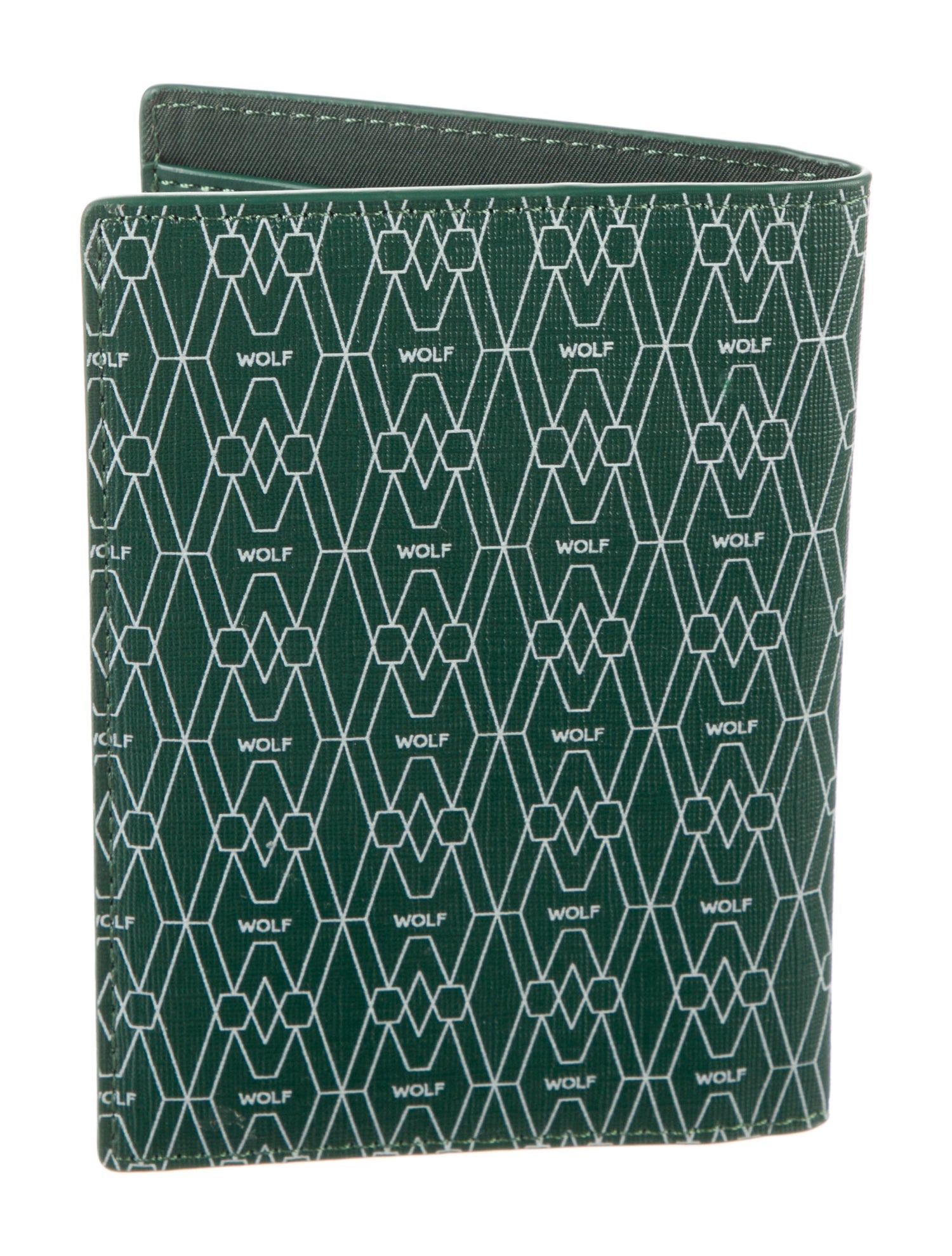 Wolf Leather Printed Wallet w/ Tags