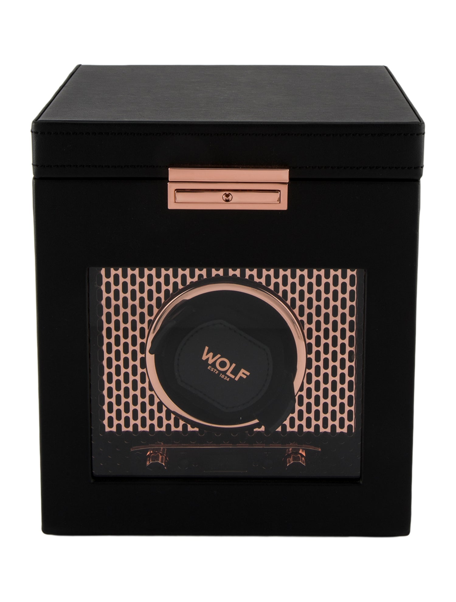 Wolf Axis Single Watch Winder With Storage