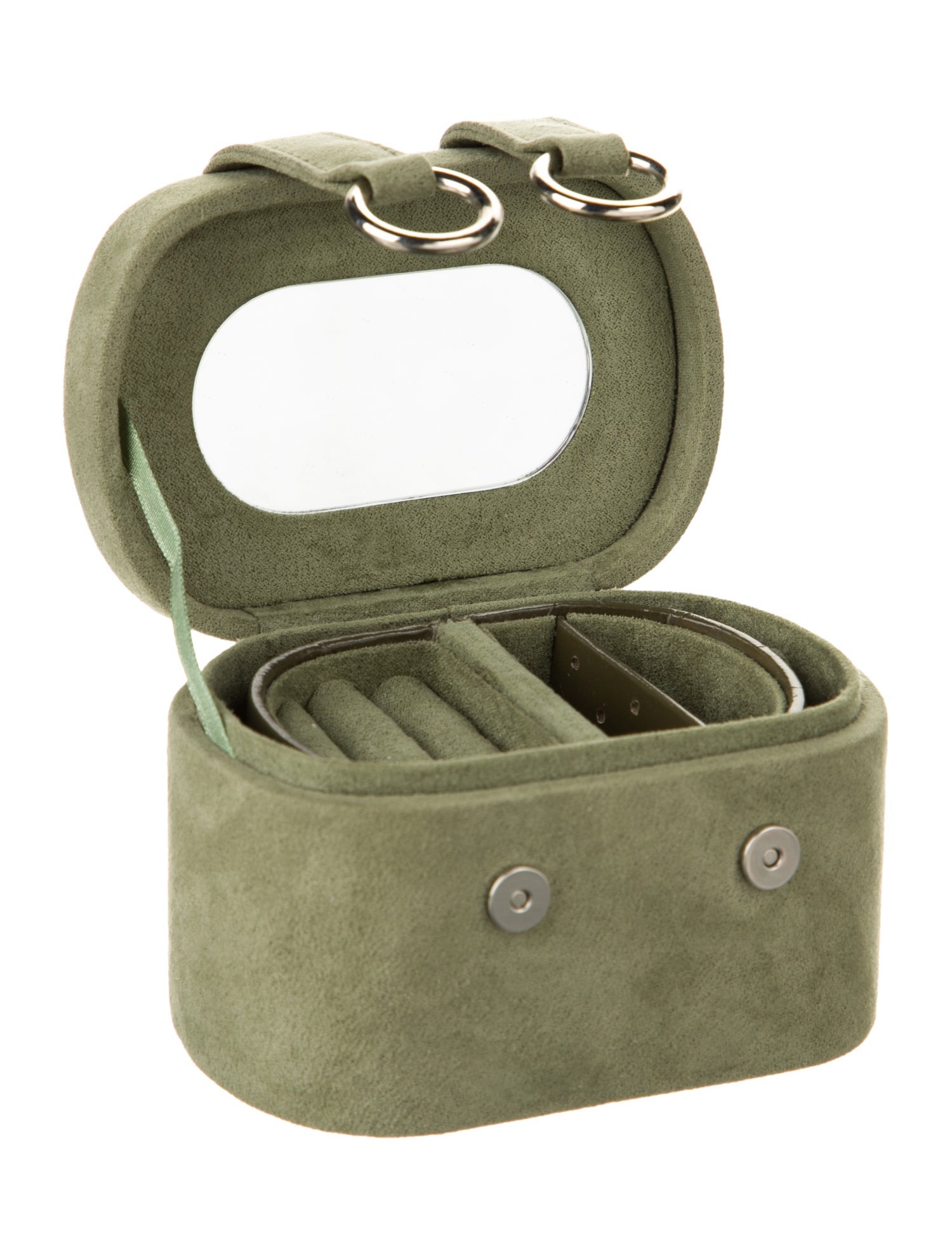 Wolf Suede Travel Case