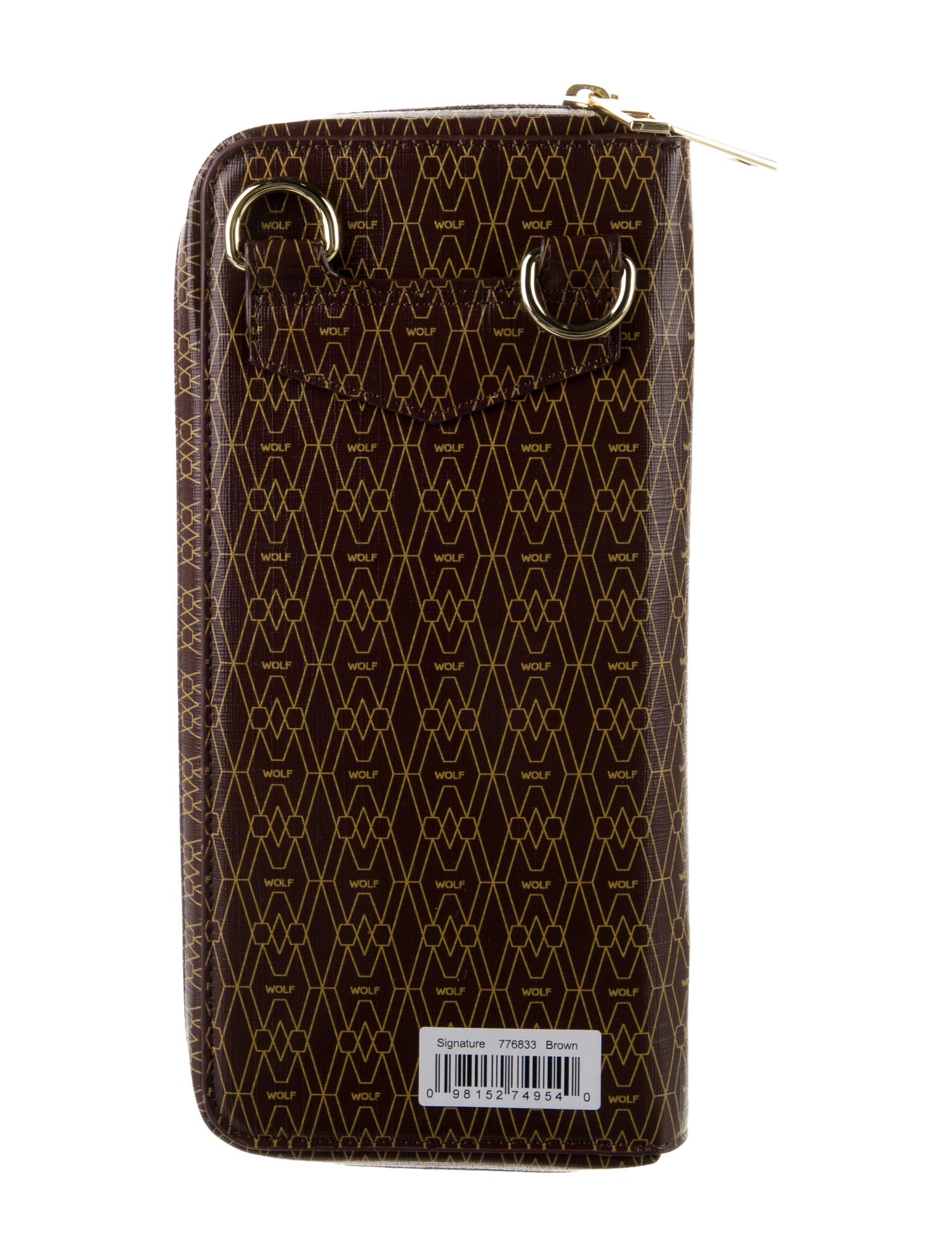 Wolf Saffiano Leather Portfolio