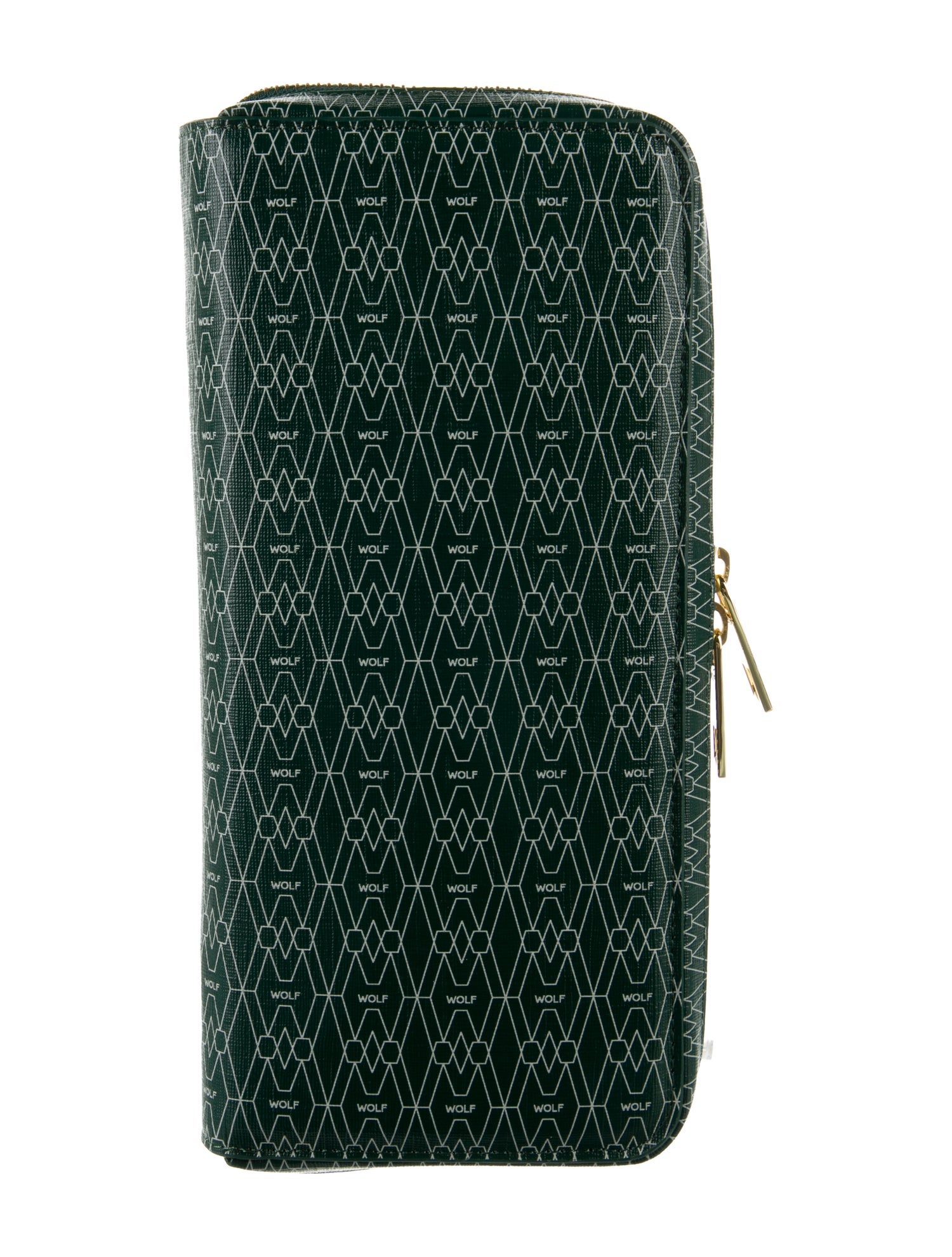 Wolf Saffiano Leather Minaudière