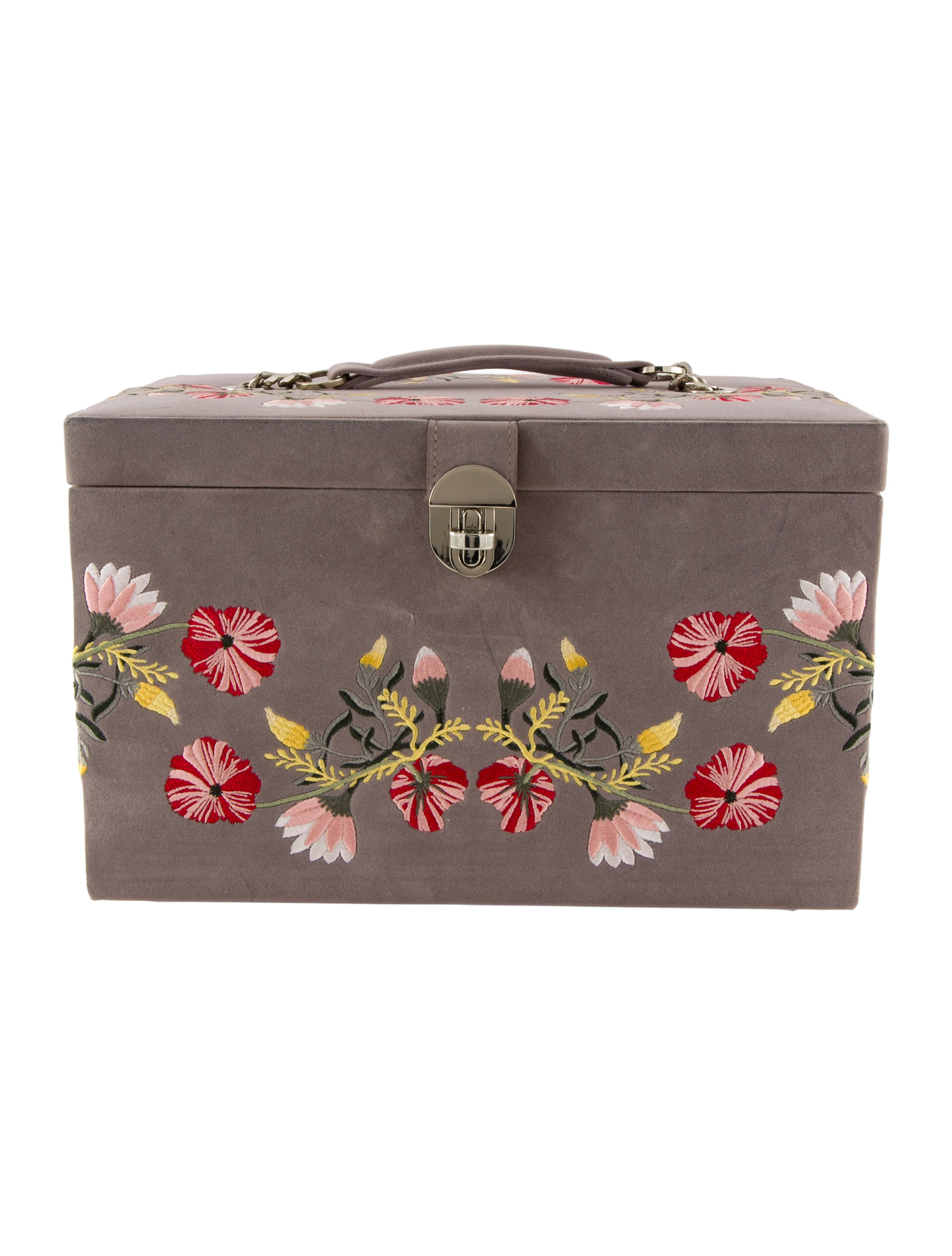 Wolf Zoe Large Jewelry Box