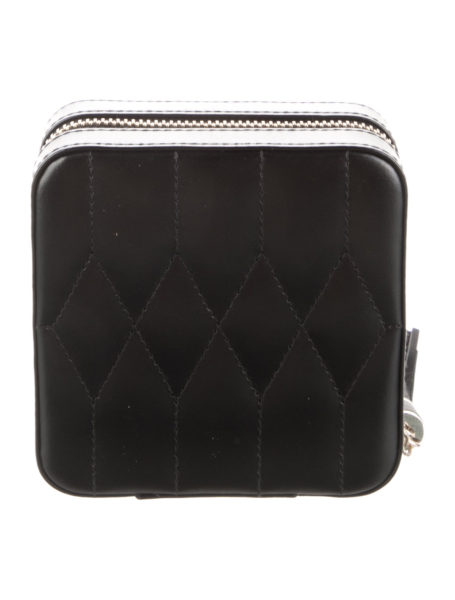 Wolf leather traveling jewelry box