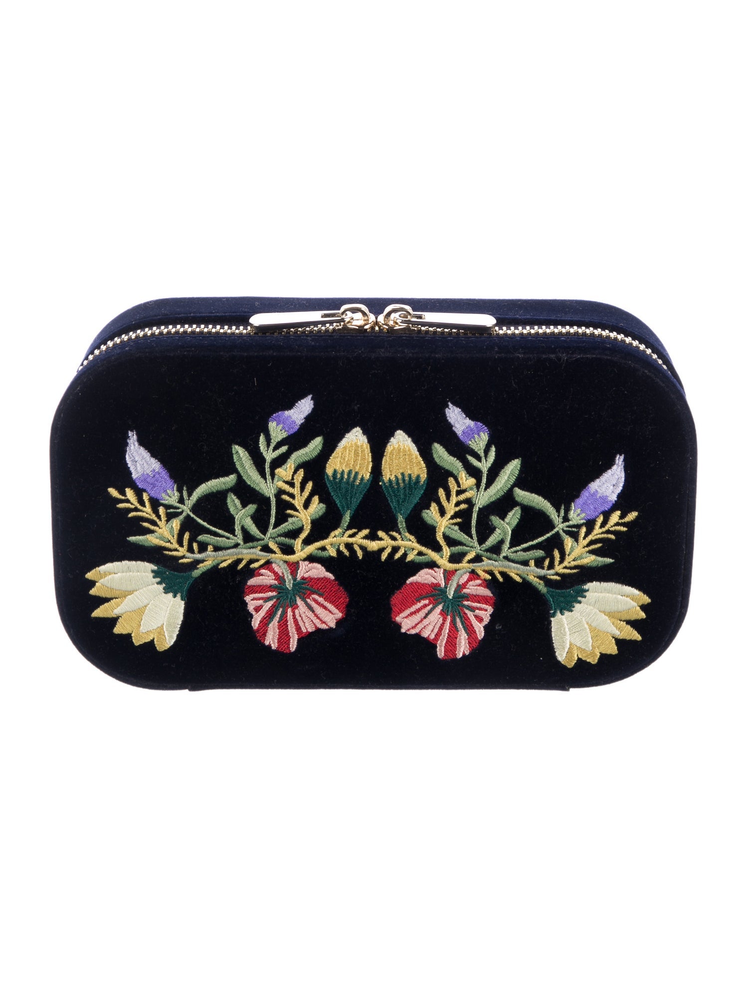Wolf Embroidered Jewlery Case