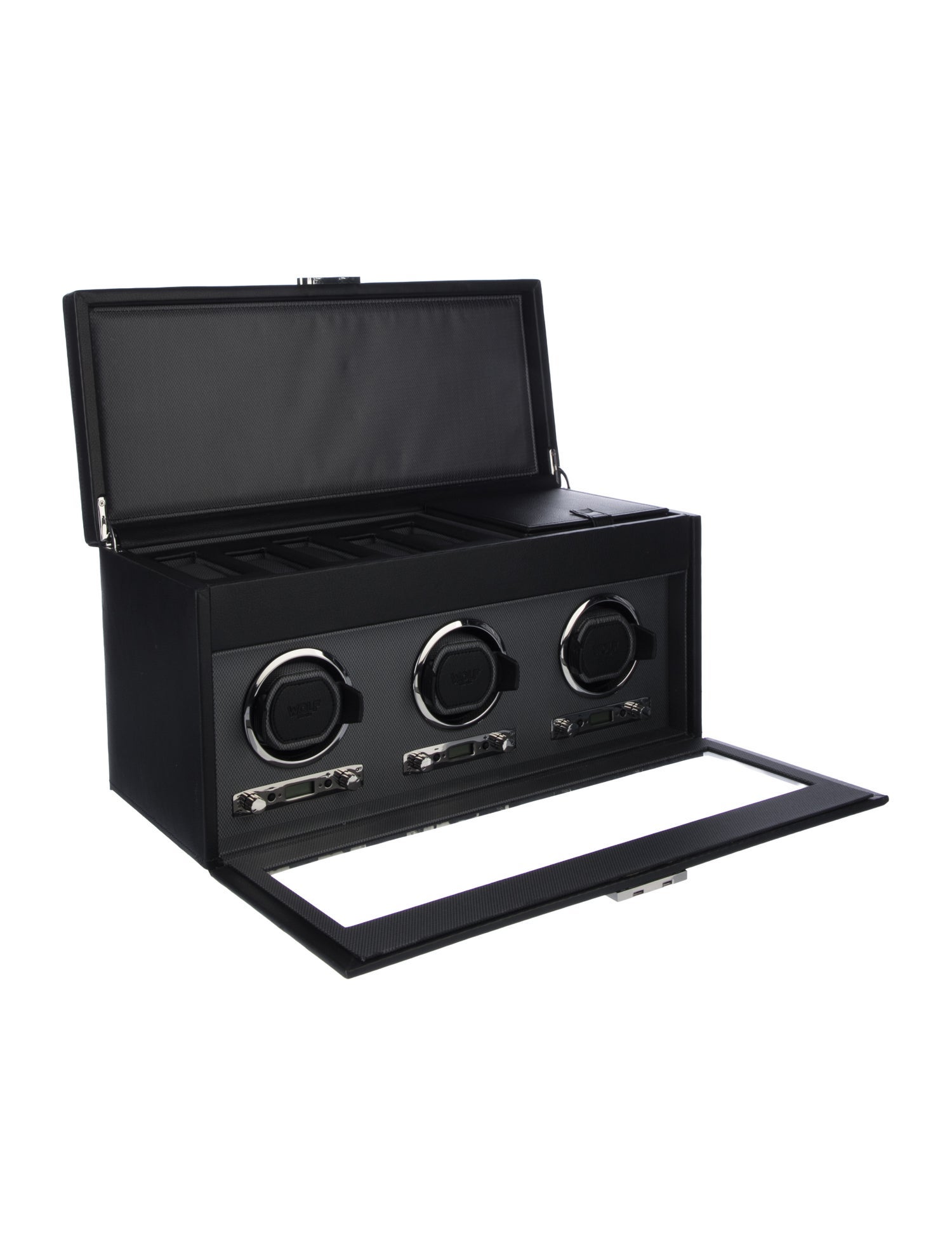 Wolf Viceroy Triple Watch Winder with Storage