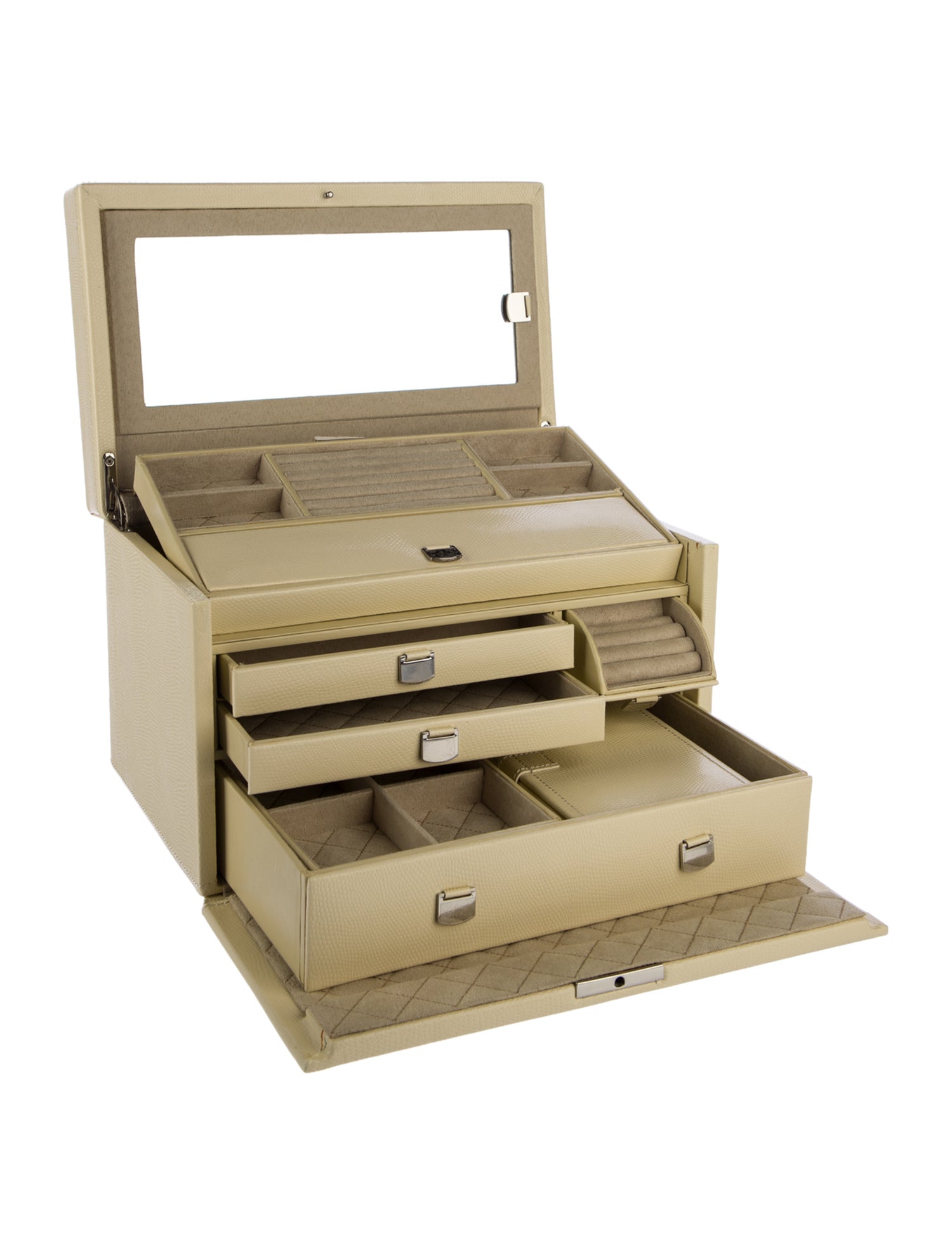 Wolf Designs Leather Jewelry Box