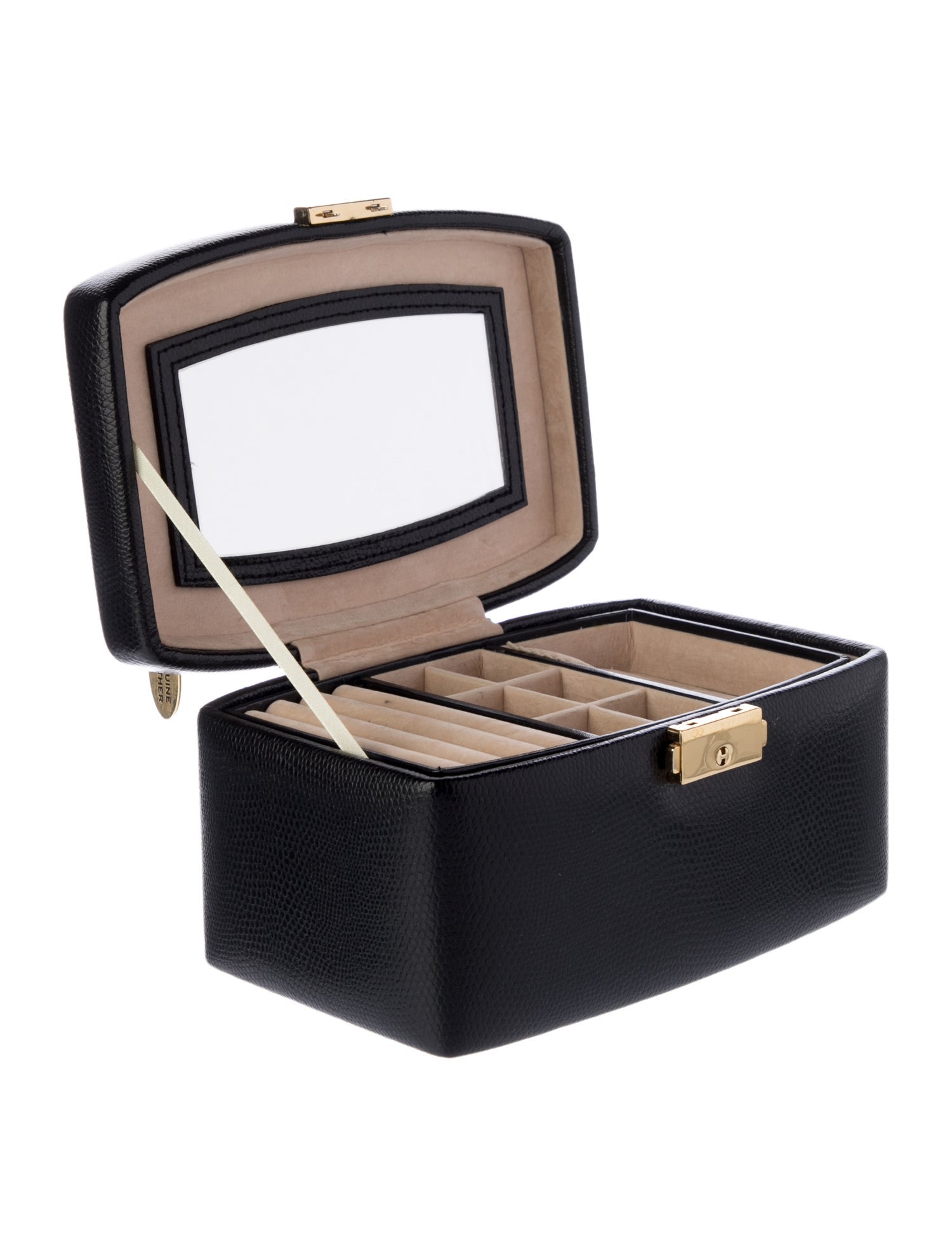 Wolf Vintage Leather Jewelry Box
