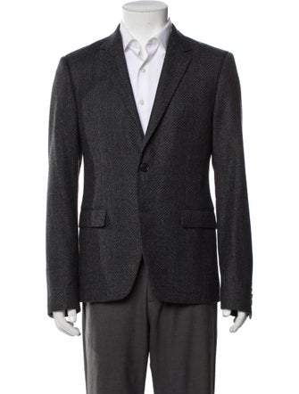 Wooyoungmi Tweed Pattern Peacoat