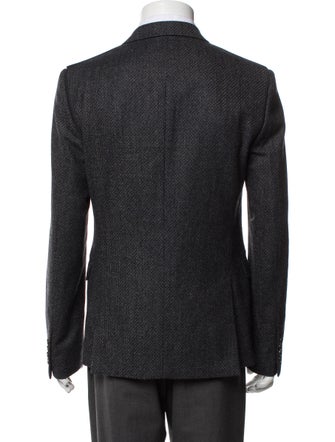 Wooyoungmi Tweed Pattern Peacoat