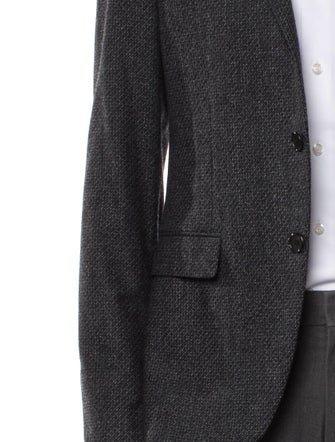 Wooyoungmi Tweed Pattern Peacoat