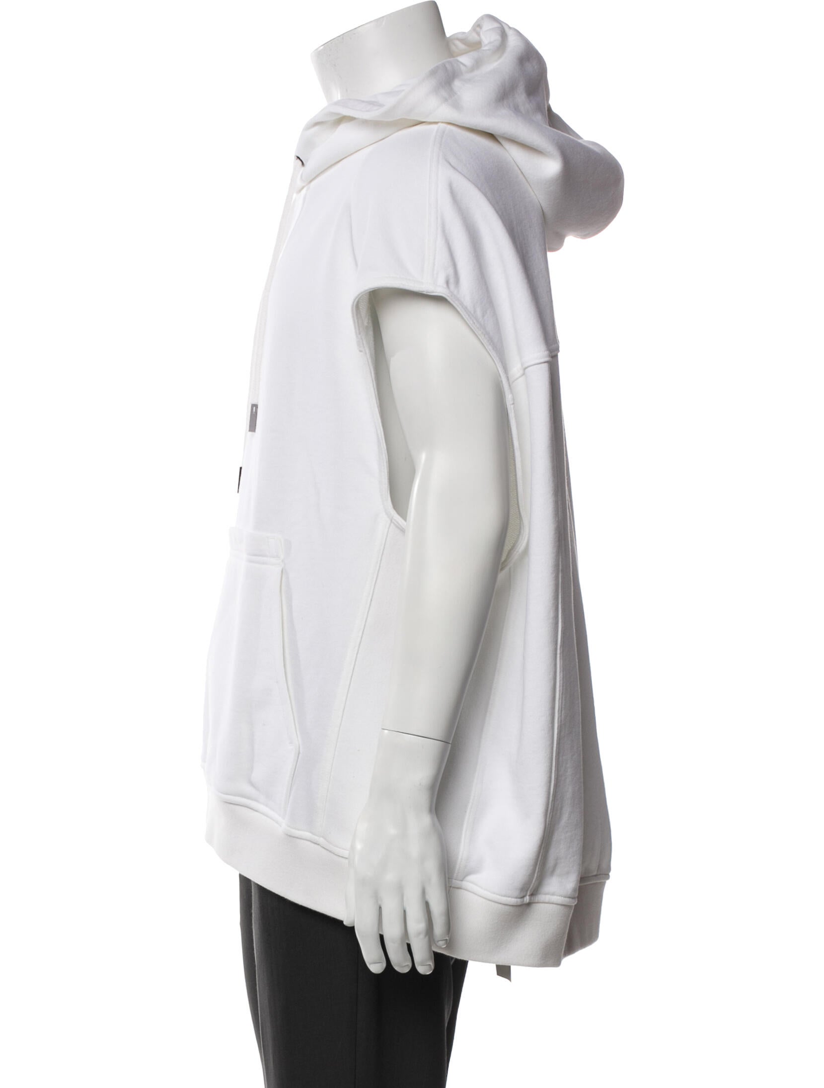 Wooyoungmi V-Neck Short Sleeve Hoodie