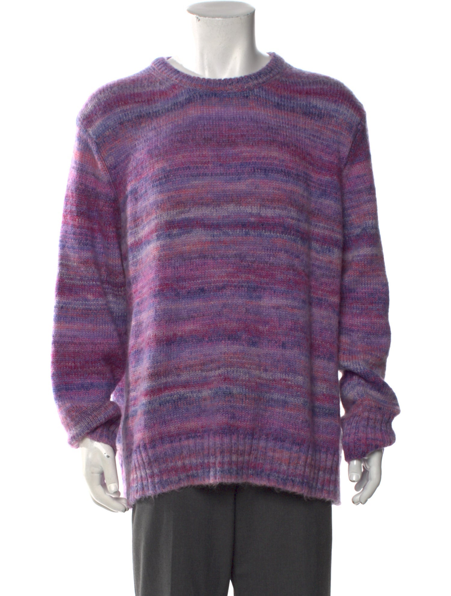 Wooyoungmi Striped Crew Neck Pullover