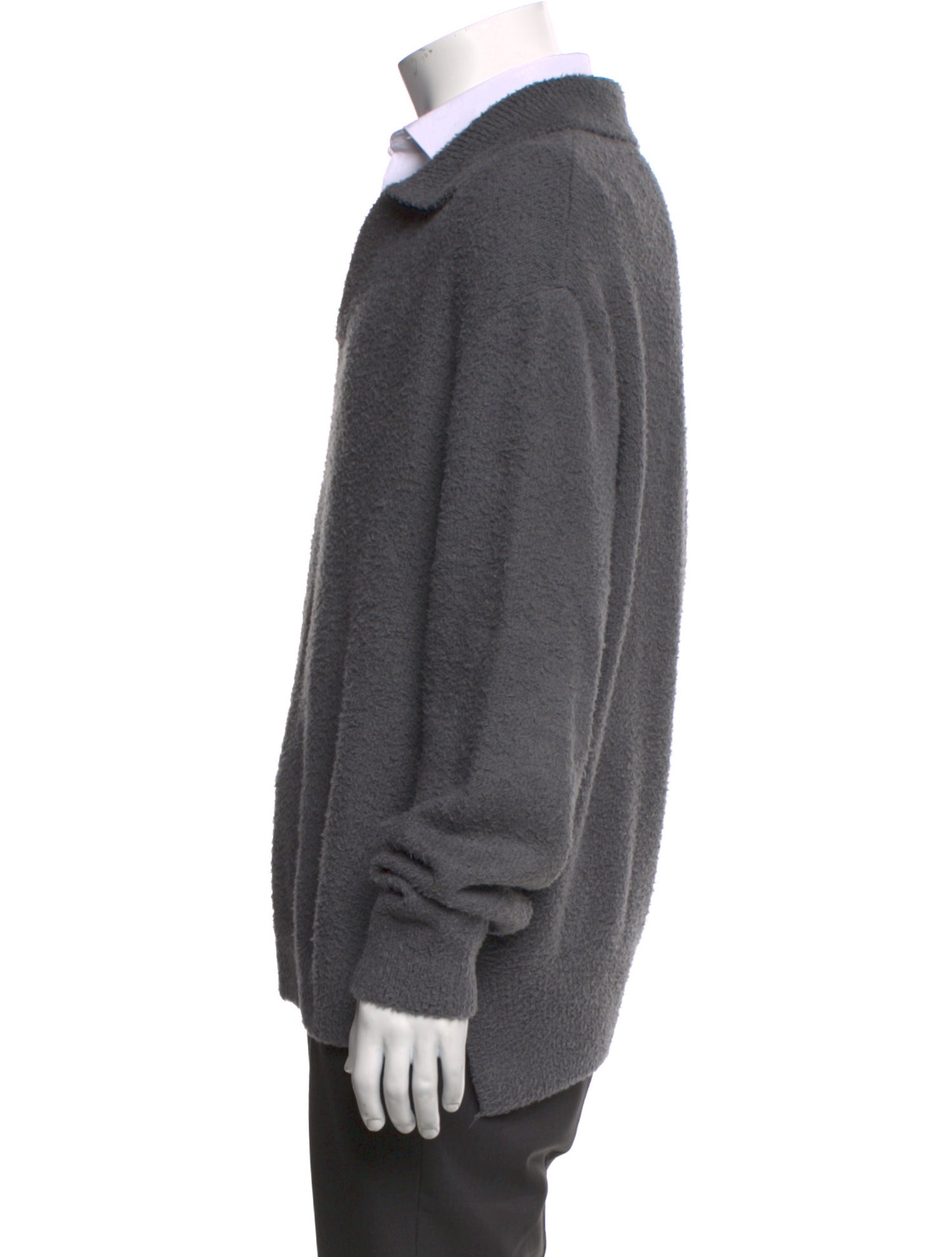 Wooyoungmi Collar Long Sleeve Polo Sweater