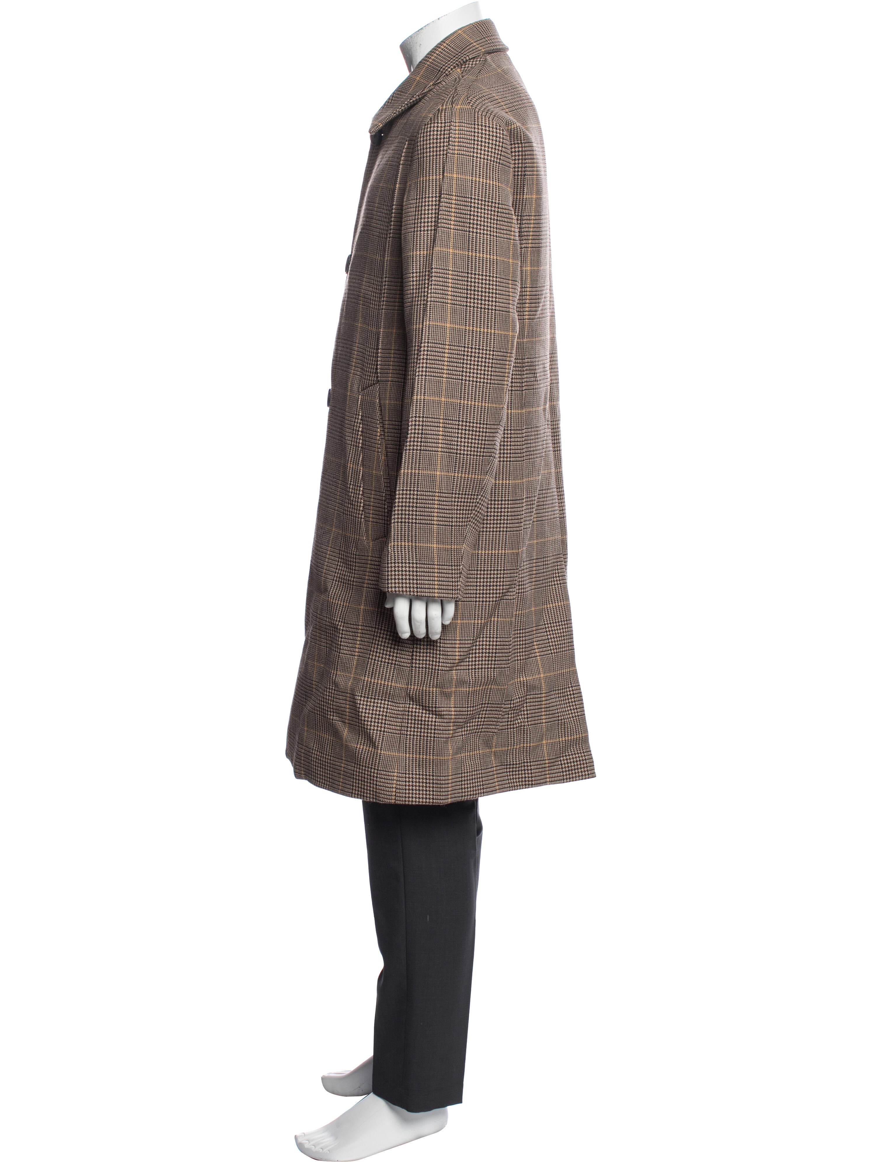 J.W. Anderson Gradient Virgin Wool Overcoat - Brown Outerwear