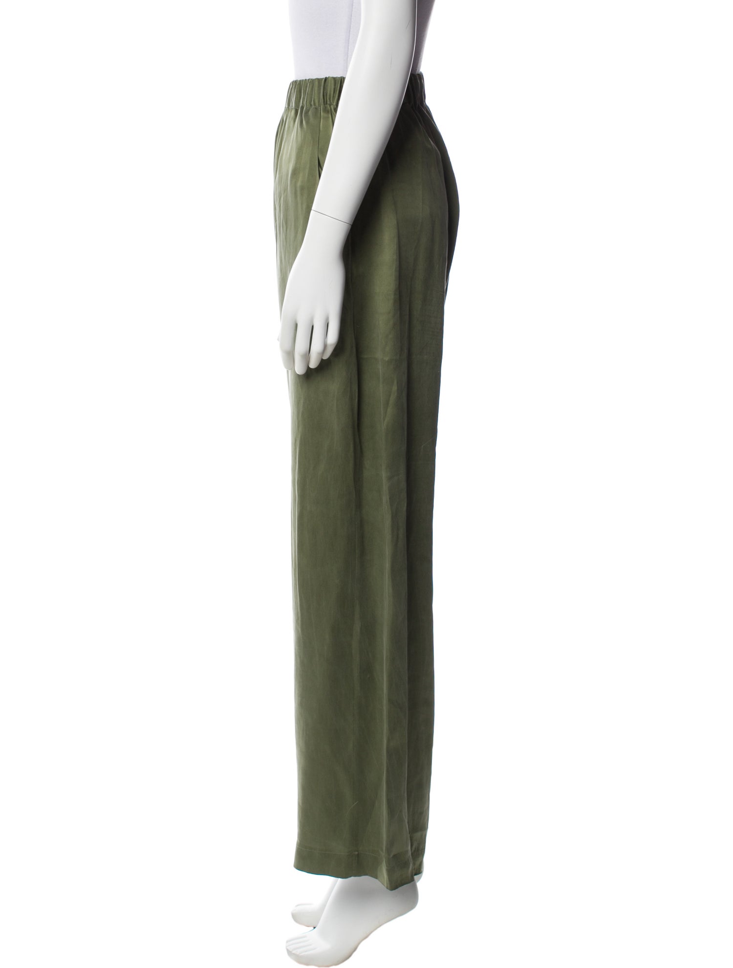 Worme Silk Wide Leg Pants