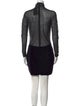 Wolford x Mugler Turtleneck Mini Dress