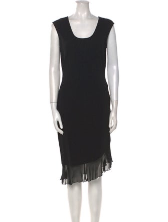 Wolford x Mugler Scoop Neck Mini Dress