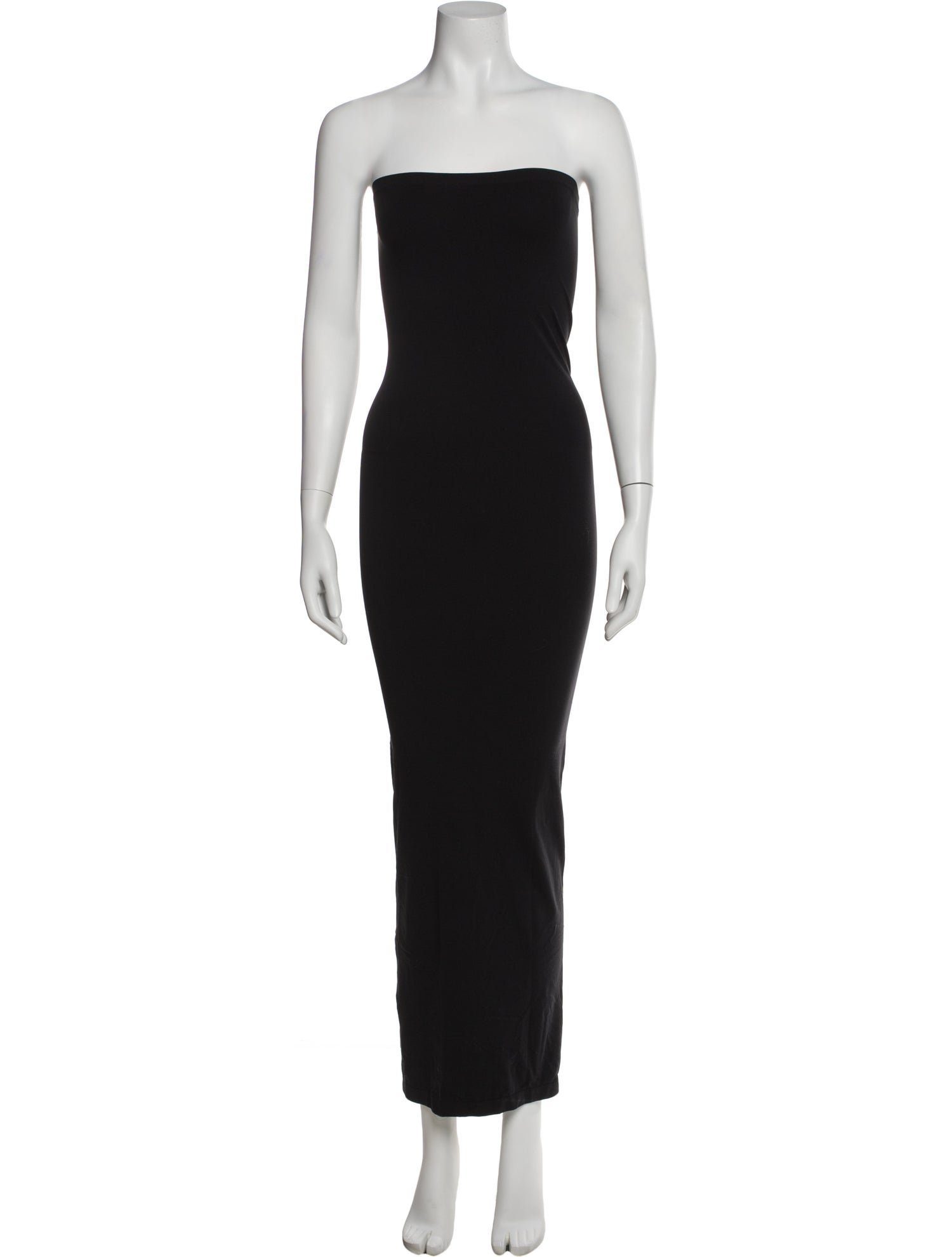 Wolford x Mugler Strapless Long Dress