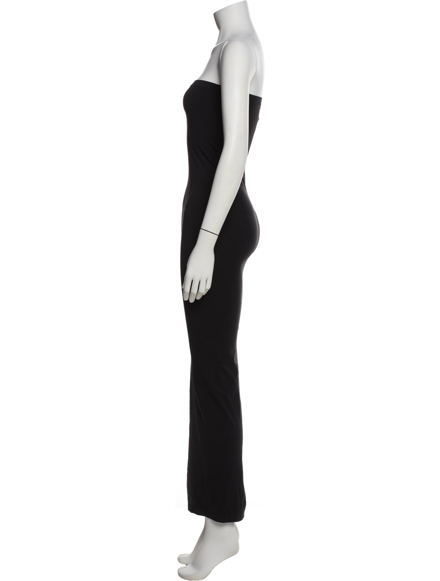 Wolford x Mugler Strapless Long Dress