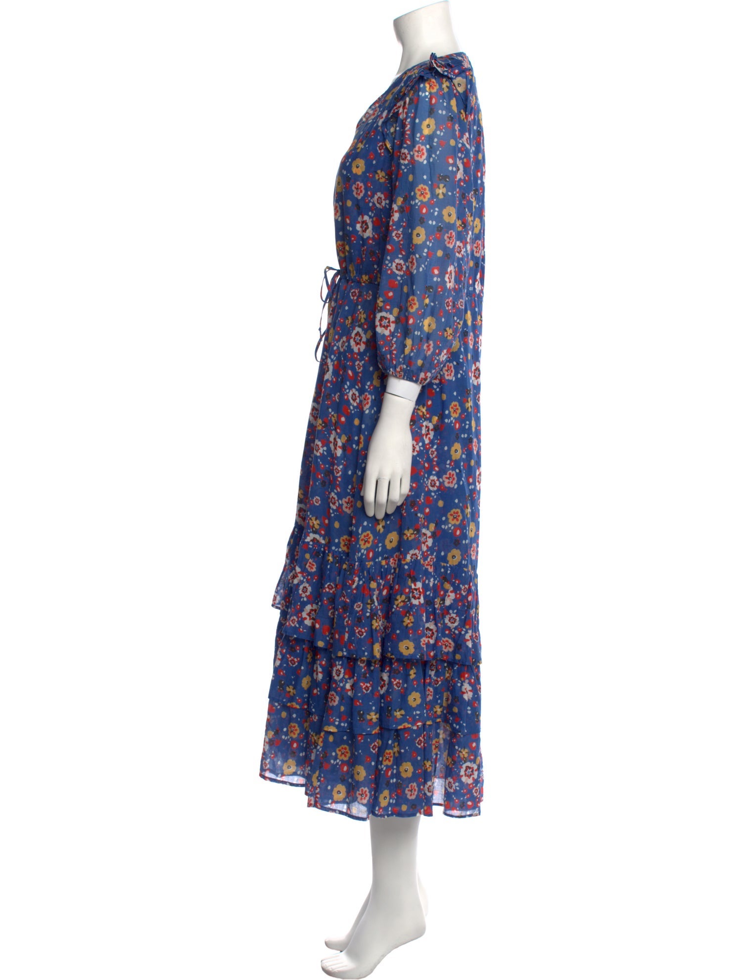 WORN Floral Print Long Dress