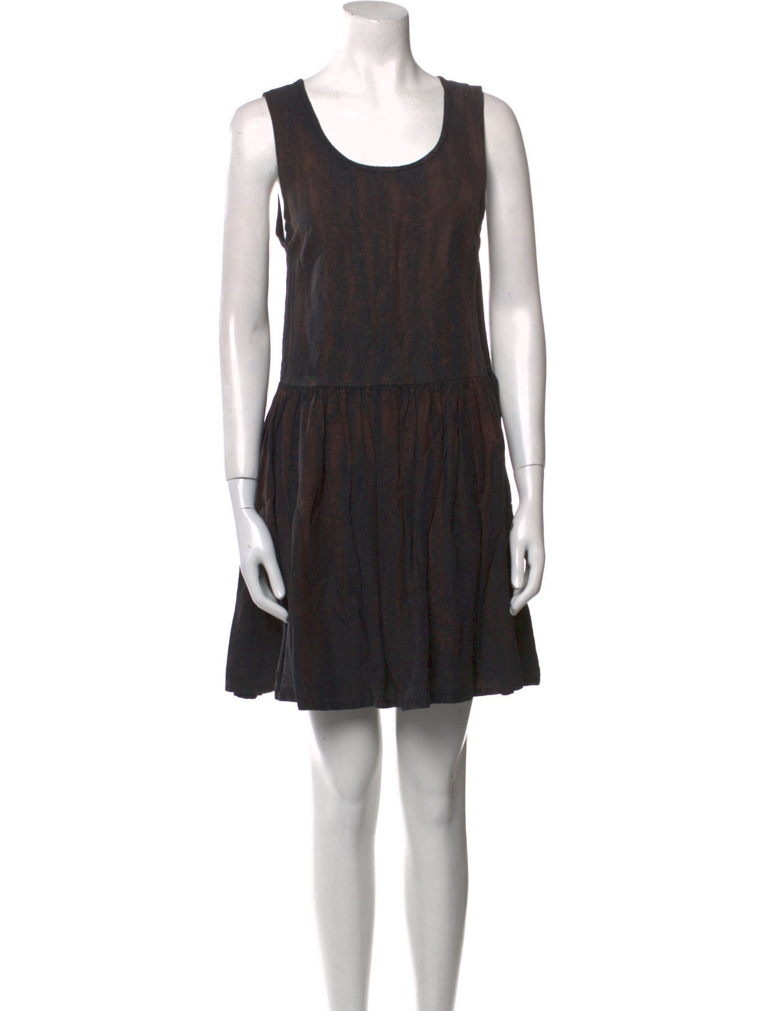 Lindsey Thornburg Scoop Neck Mini Dress