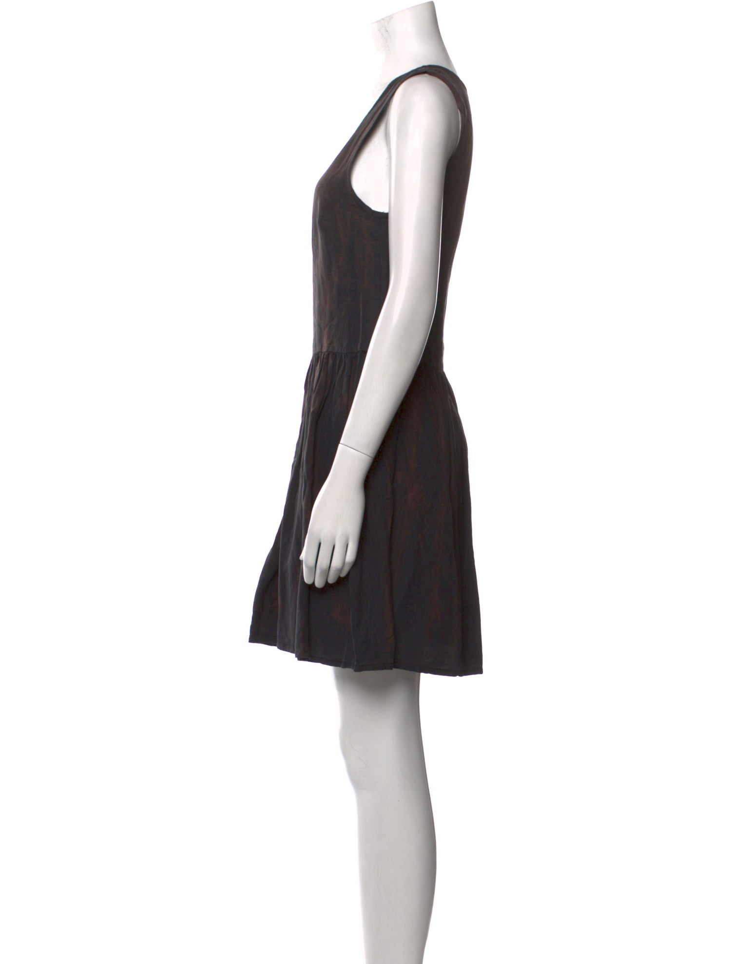 Lindsey Thornburg Scoop Neck Mini Dress