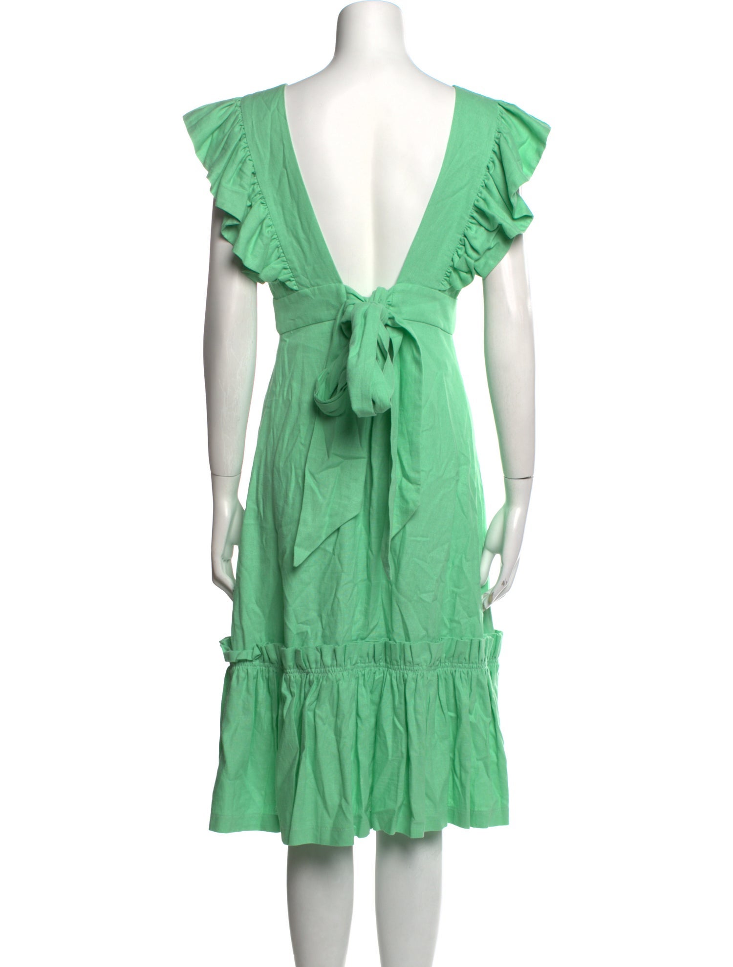 Lindsey Thornburg Bateau Neckline Knee-Length Dress