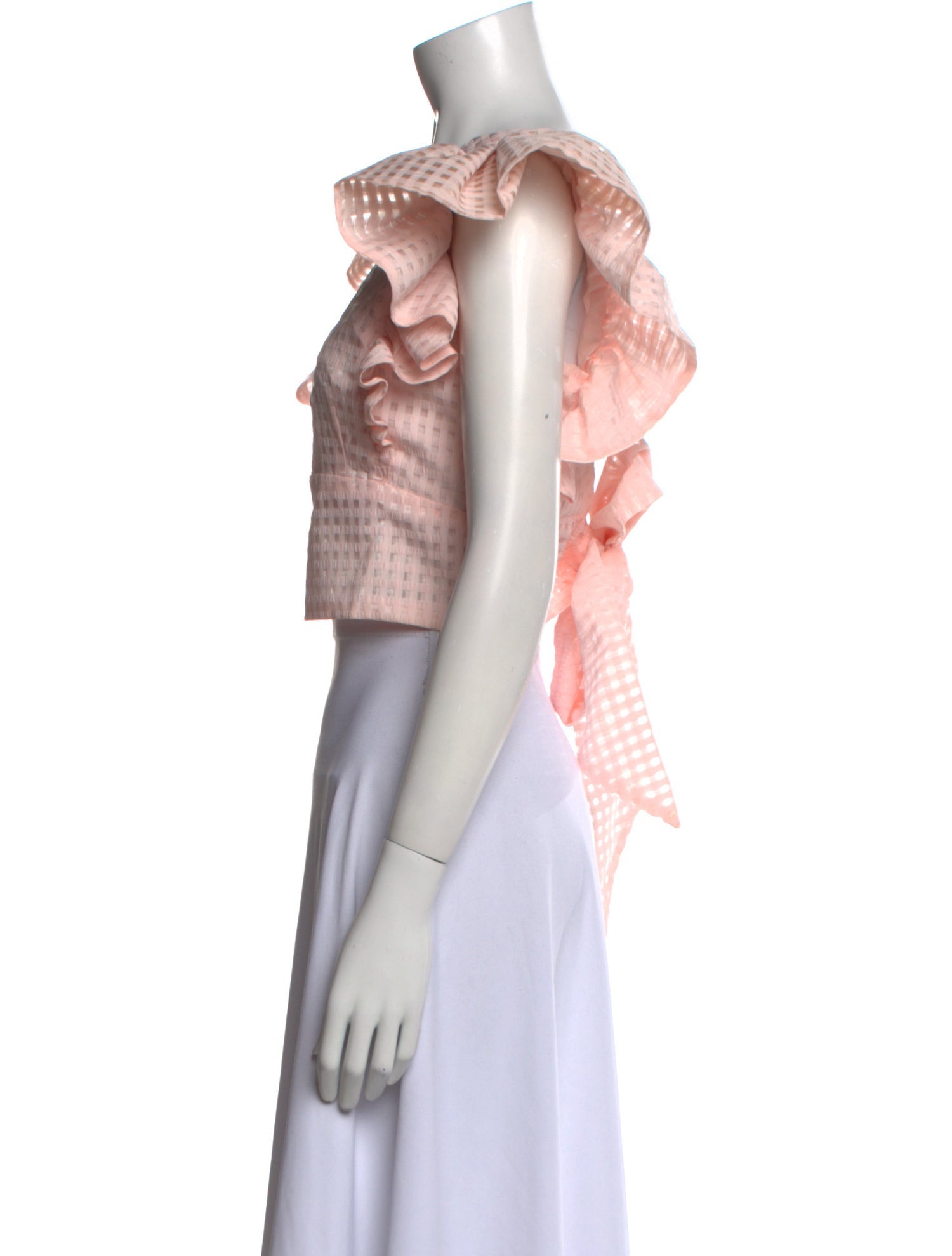 Lindsey Thornburg Scoop Neck Short Sleeve Crop Top