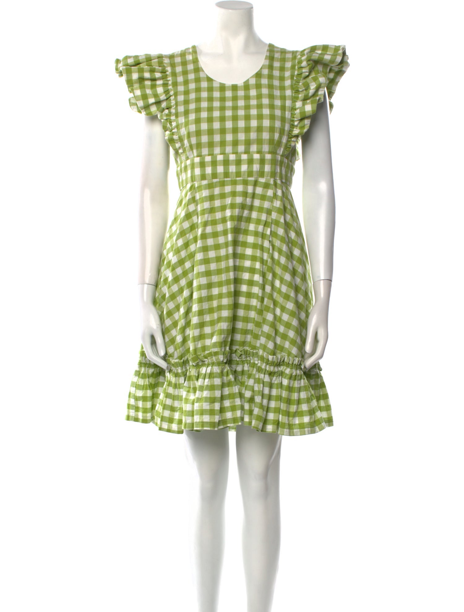 Lindsey Thornburg Plaid Print Mini Dress