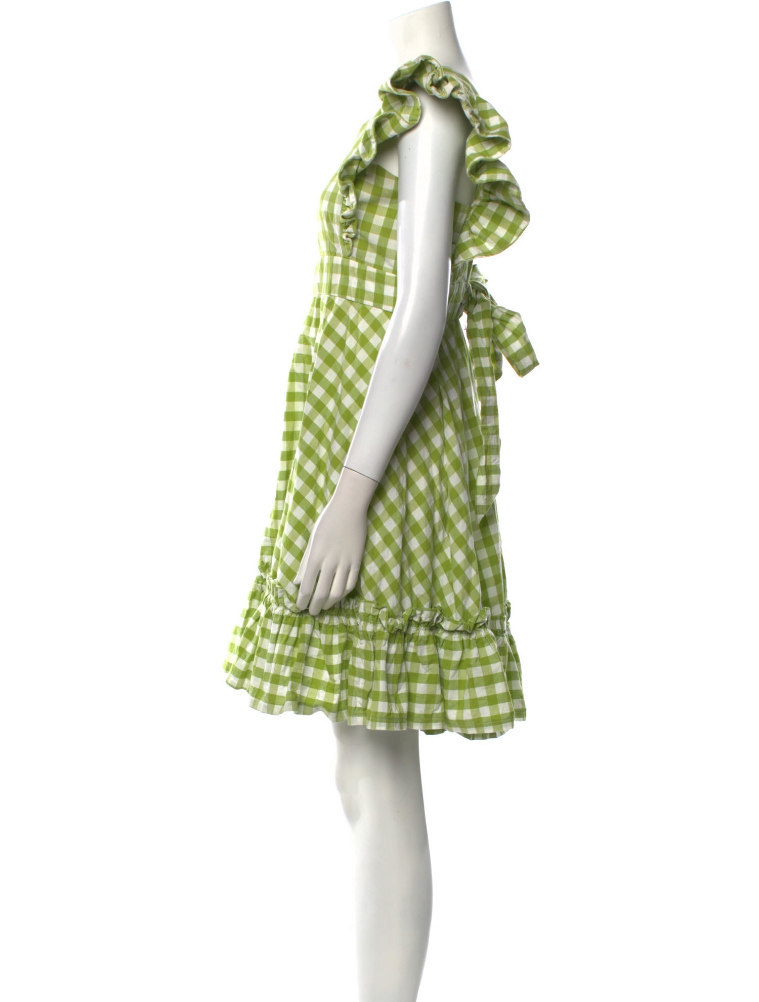 Lindsey Thornburg Plaid Print Mini Dress