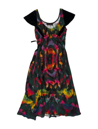 Lindsey Thornburg Printed Long Dress