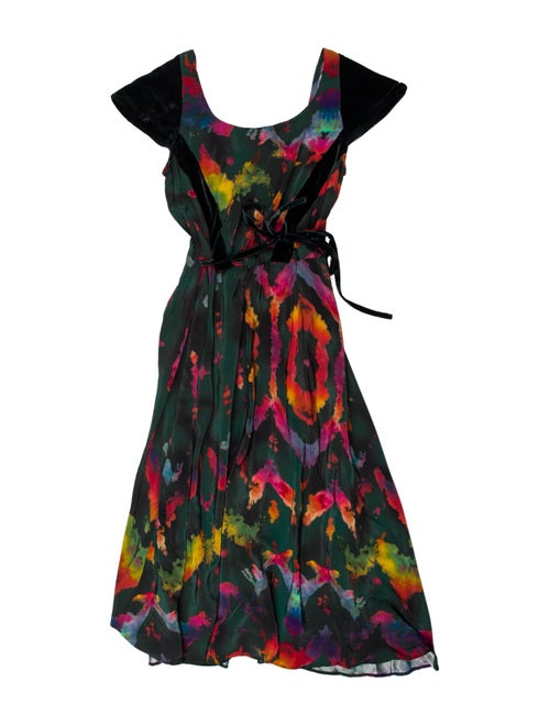 Lindsey Thornburg Printed Long Dress