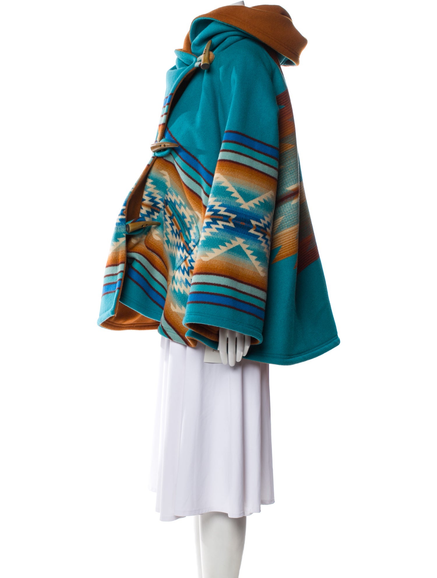 Lindsey Thornburg Wool Printed Coat