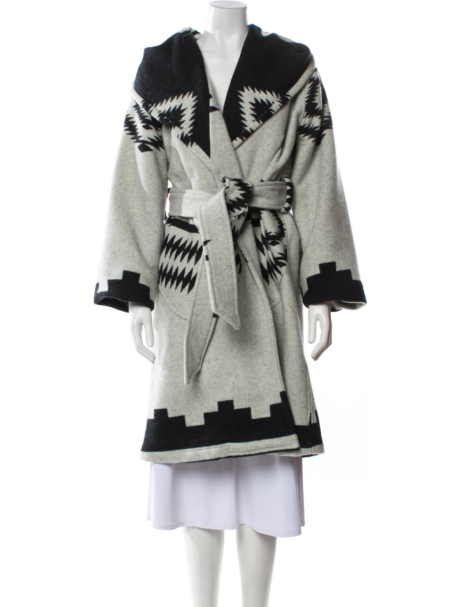 Lindsey Thornburg Floral Print Faux Fur Coat