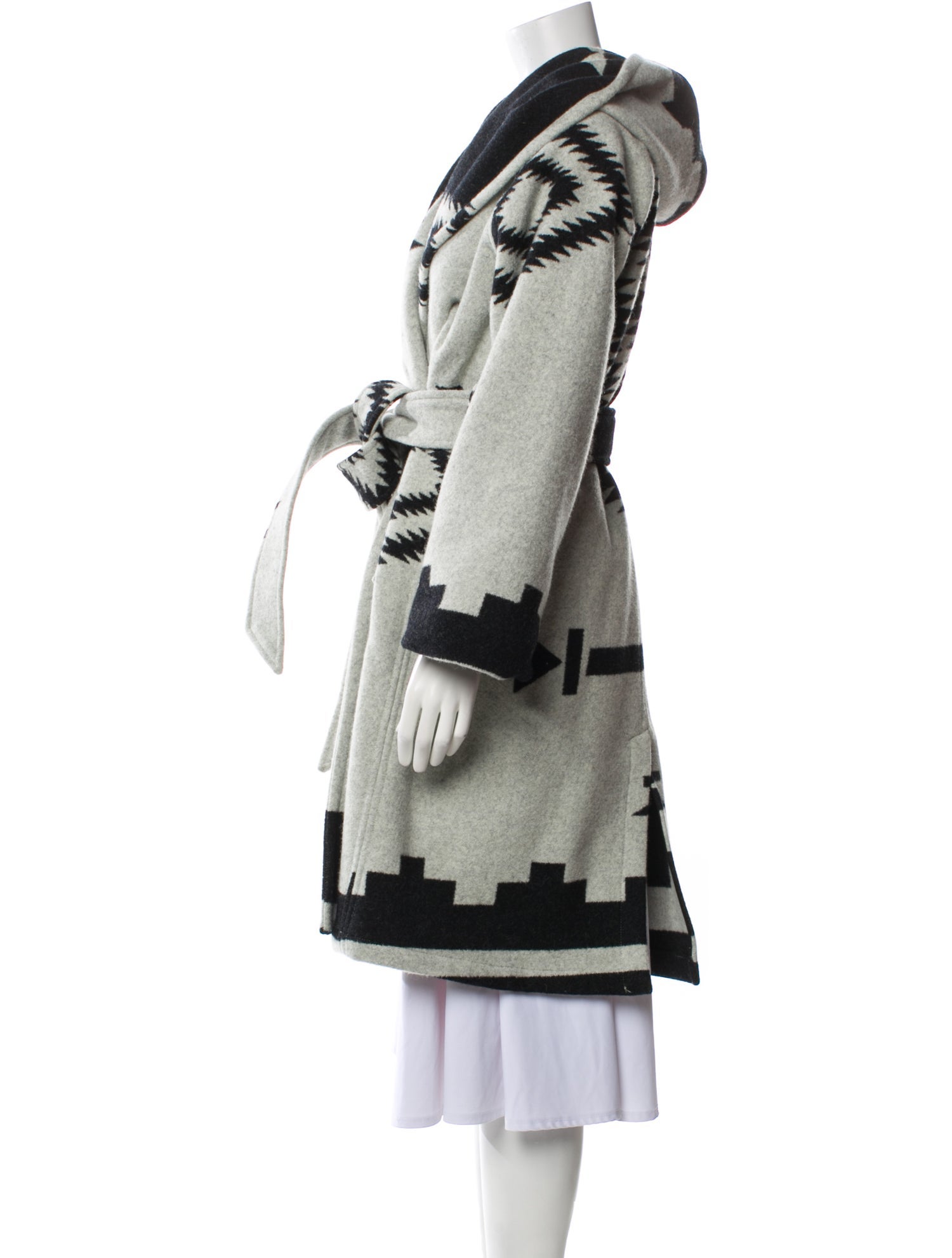 Lindsey Thornburg Floral Print Faux Fur Coat