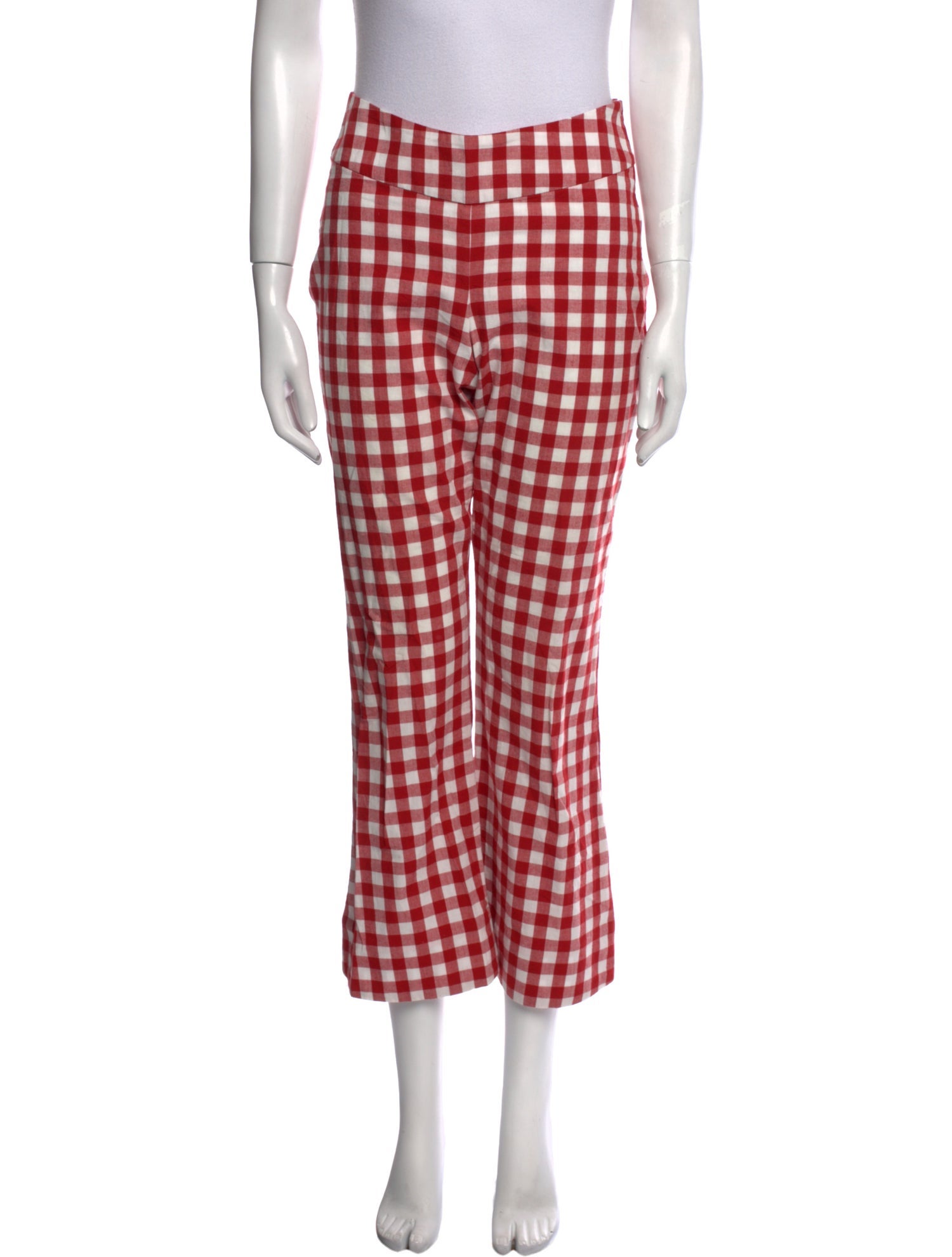 Lindsey Thornburg Plaid Print Wide Leg Pants