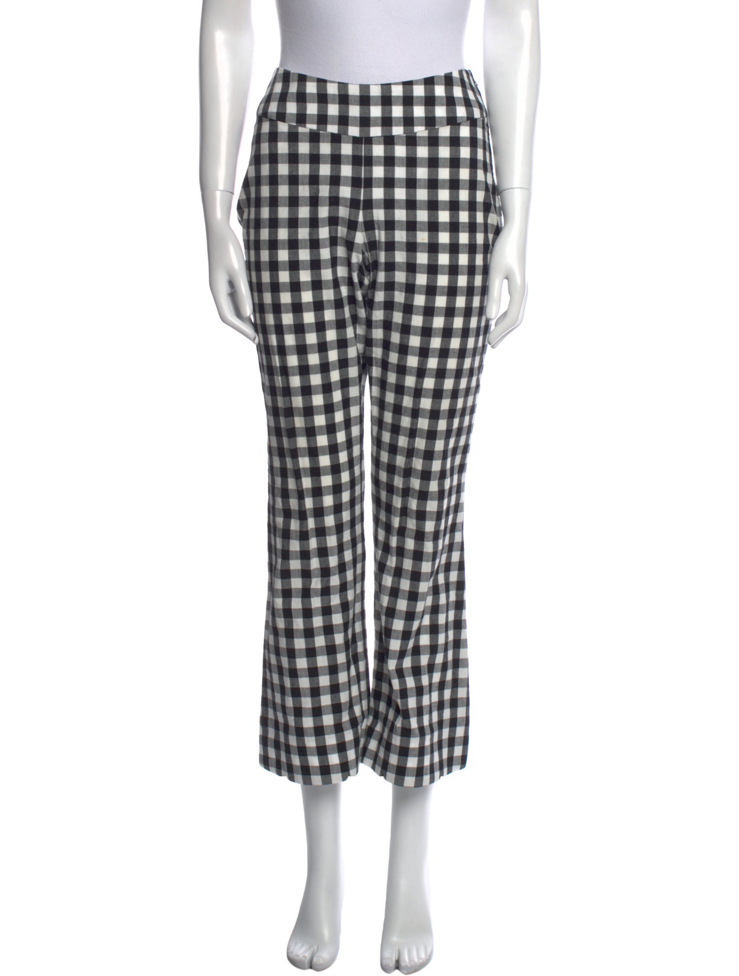 Lindsey Thornburg Plaid Print Wide Leg Pants