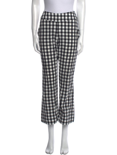 Lindsey Thornburg Plaid Print Wide Leg Pants
