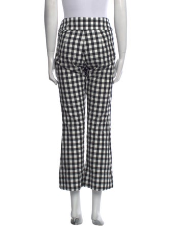 Lindsey Thornburg Plaid Print Wide Leg Pants