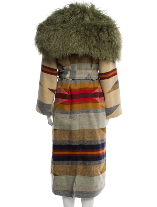 Lindsey Thornburg Silk Printed Trench Coat