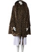 Lindsey Thornburg Animal Print Faux Fur Coat