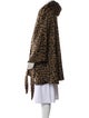 Lindsey Thornburg Animal Print Faux Fur Coat