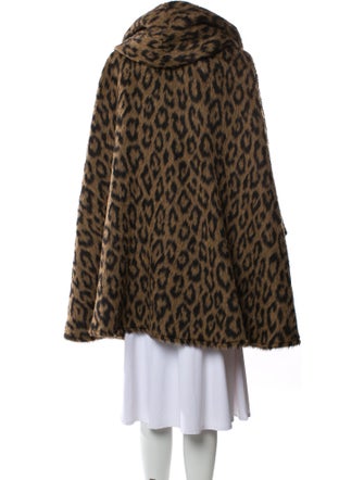 Lindsey Thornburg Animal Print Faux Fur Coat