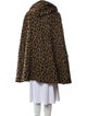 Lindsey Thornburg Animal Print Faux Fur Coat