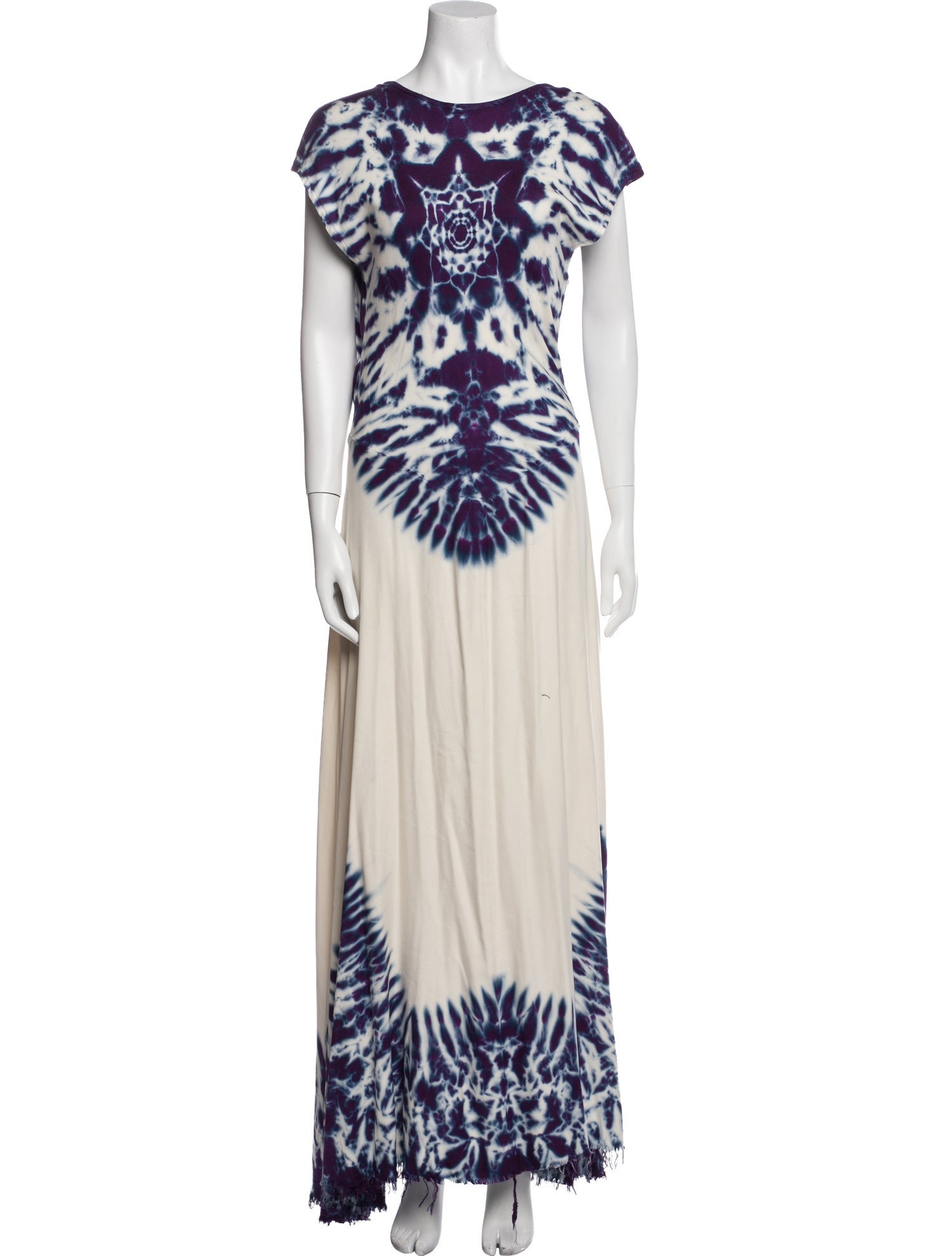 Lindsey Thornburg Tie-Dye Print Long Dress