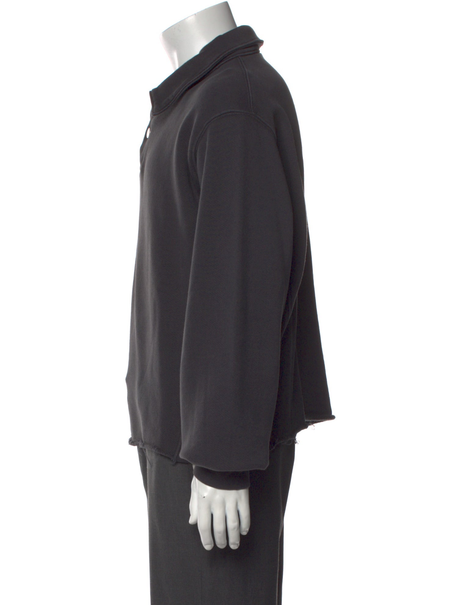 Paa Mock Neck Long Sleeve Polo Sweater