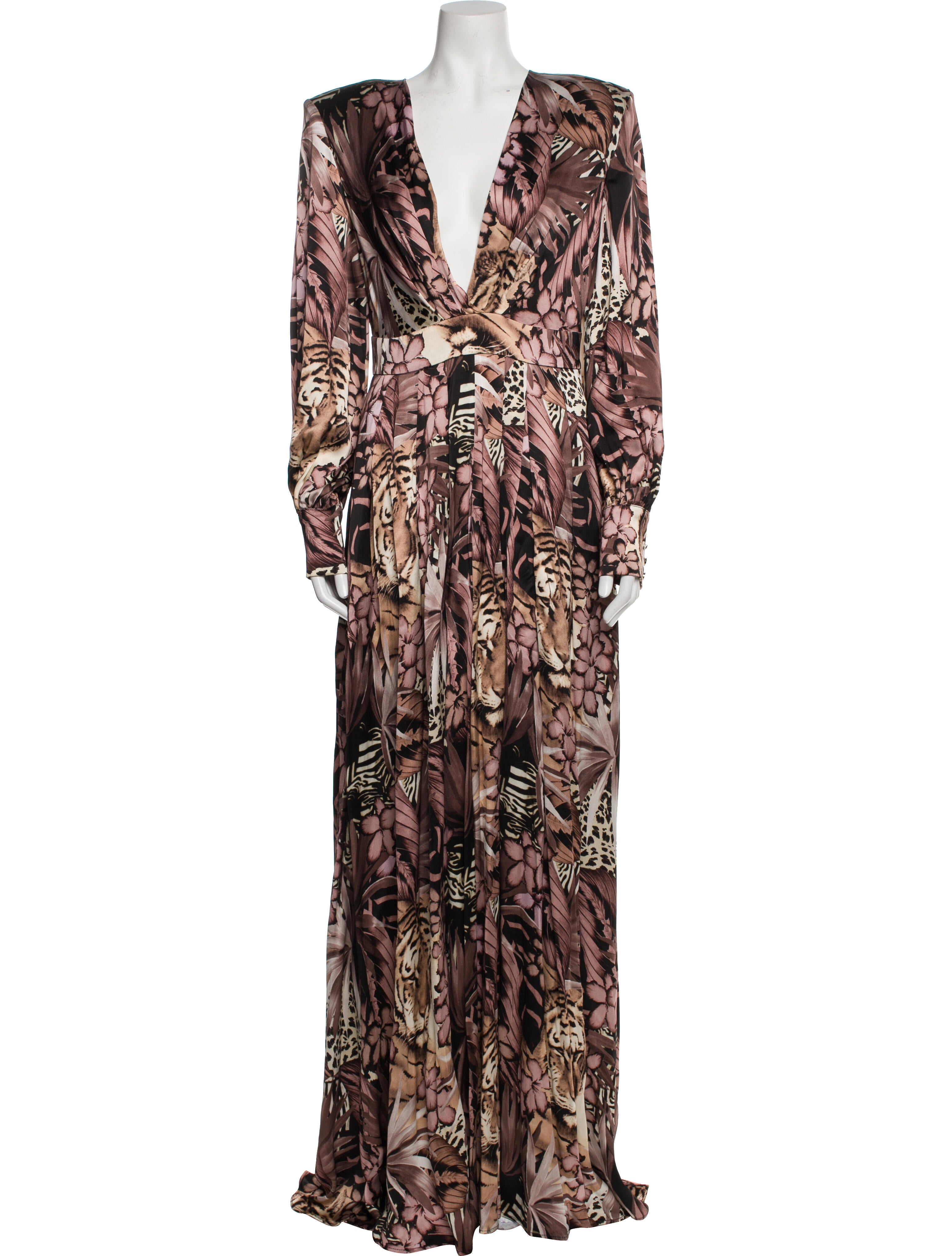 W Les Femmas Printed Long Dress