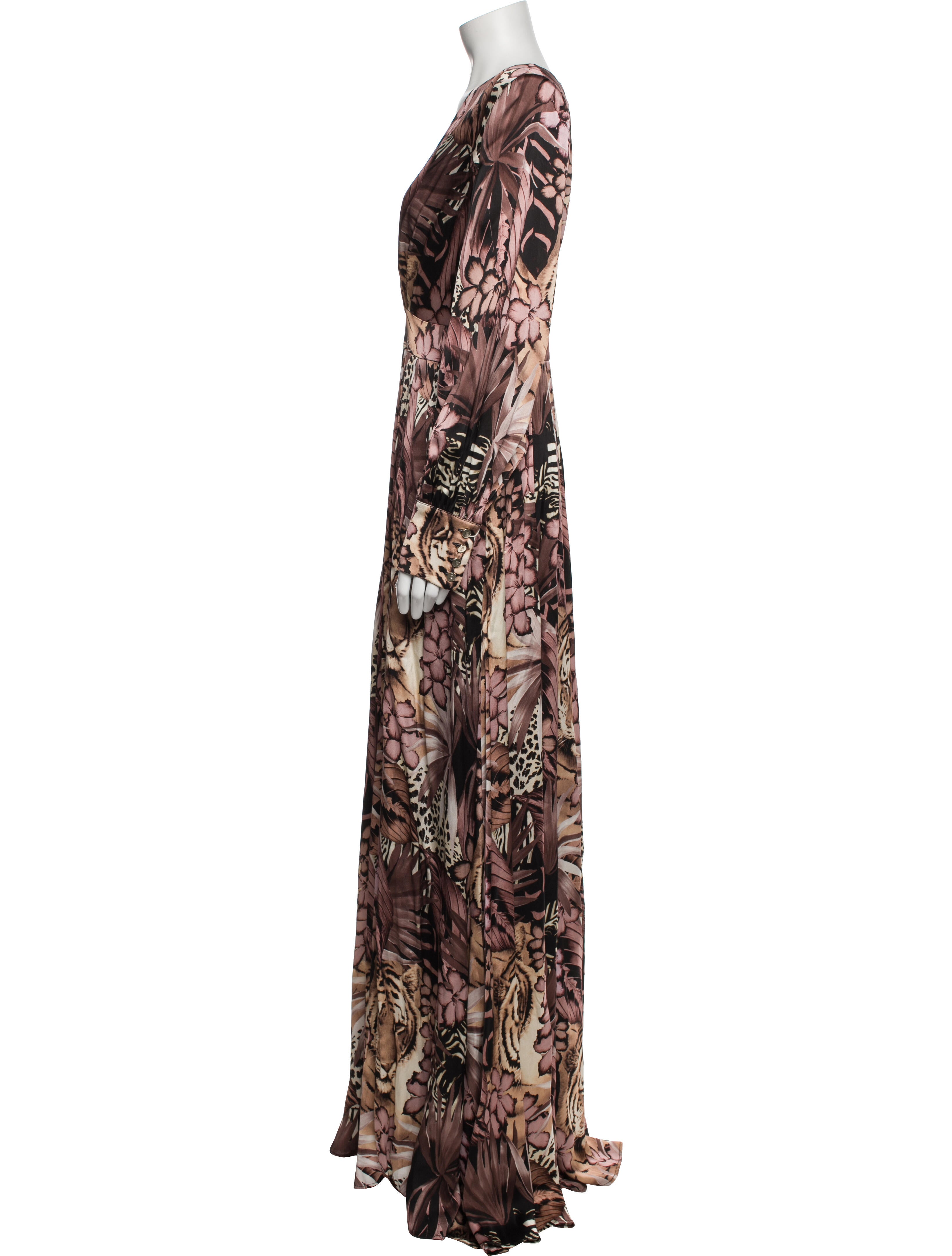 W Les Femmas Printed Long Dress